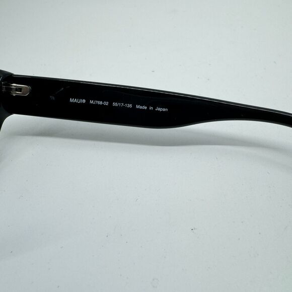 Maui Jim MJ768-02 PLUMERIA Eyeglasses Frames Black Square 55-17-135 H11597 - Picture 6 of 8